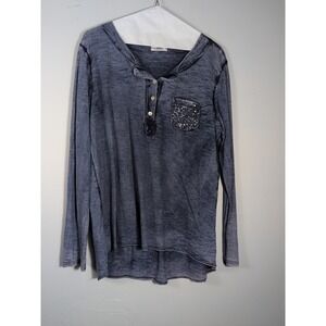 Nina Kendosa Paris Womens Cotton Button Down Oversized Blouse Made in Italy‎